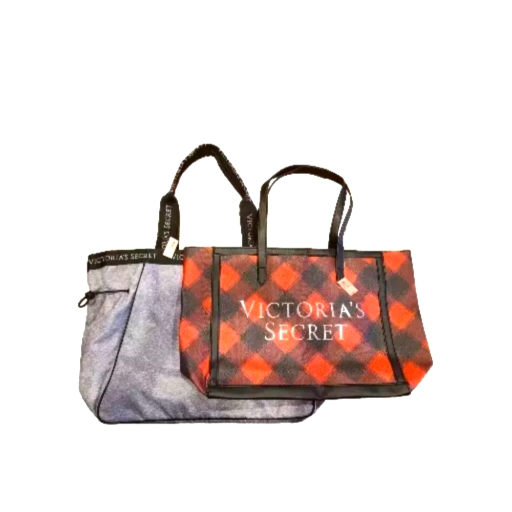 NWT 2 Victoria's Secret large tote weekender Bags